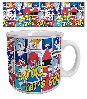 Sonic the Hedgehog Sonic Comic Panel 20oz Mug