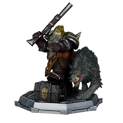 McFarlane Toys World of Warcraft Dwarf Hunter: Beast Master/Marksman 1:12 Scale Figure