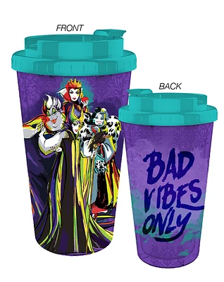 Disney Villains Stylized Double Wall 16oz Plastic Travel Mug