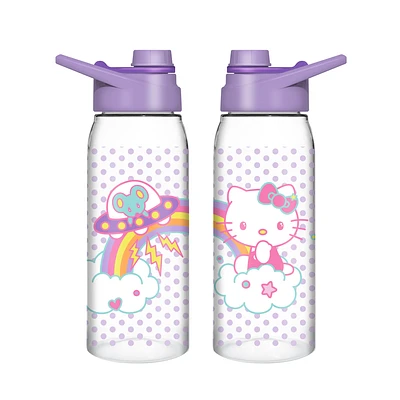 Sanrio Hello Kitty Tossed 28oz Water Bottle with Screw on Lid