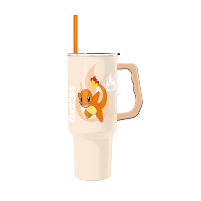 Pokemon Charmander 40oz Stainless Steel Tumbler with Handle