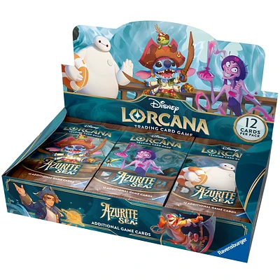 Disney Lorcana Trading Card Game: Azurite Sea Chapter 6 Booster Full Box