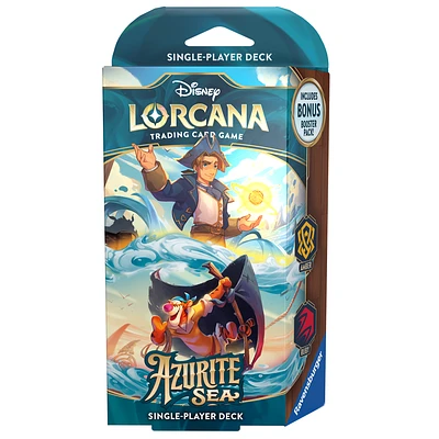 Disney Lorcana Trading Card Game: Azurite Sea Chapter 6 Starter Deck (Amber and Ruby)