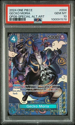 2024 One Piece Two Legends 004 Gecko Moria Special Alternate Art PSA 10