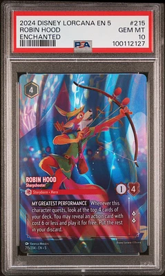 2024 Disney Lorcana En 5-shimmering Skies 215 Robin Hood