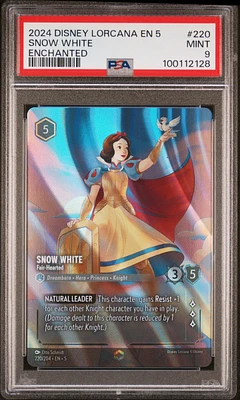 2024 Disney Lorcana En 5-shimmering Skies 220 Snow White