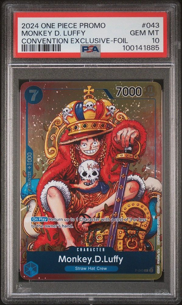 GameStop 2024 One Piece Promos 043 Monkey D. Luffy Convention 