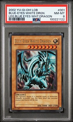 2002 Yu-gi-oh! Lob-legend Of Blue Eyes White Dragon Blue-eyes White Dragon PSA