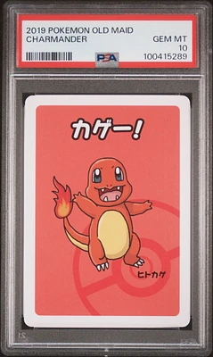 2019 Pokemon Old Maid Charmander PSA 10