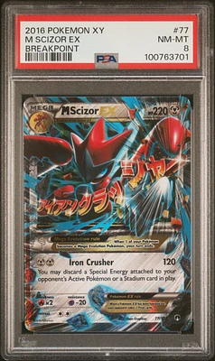 2016 Pokemon Xy Breakpoint Scizor Ex PSA