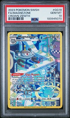 2023 Pokemon Sword And Shield Crown Zenith Gg18 Full Art/magnezone PSA