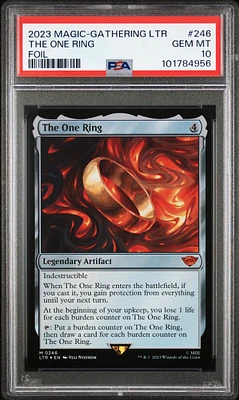 2023 Magic The Gathering Tales Of Middle-earth 246 The One Ring Foil PSA