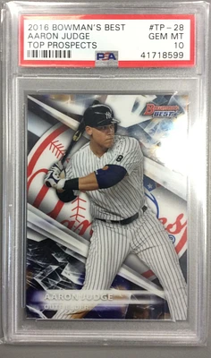 2016 Bowman's Best Top Prospects Tp-28 Aaron Judge PSA 10