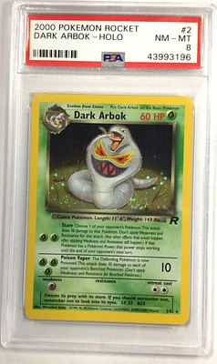 2000 Pokemon Rocket 2 Dark Arbok-holo PSA