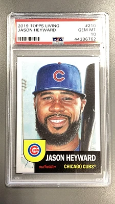 2019 Topps Living 210 Jason Heyward PSA 10