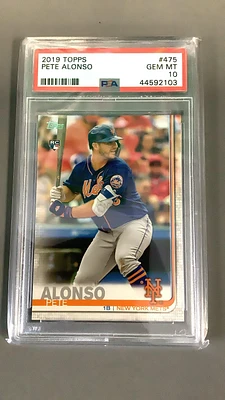 2019 Topps 475 Pete Alonso PSA 10