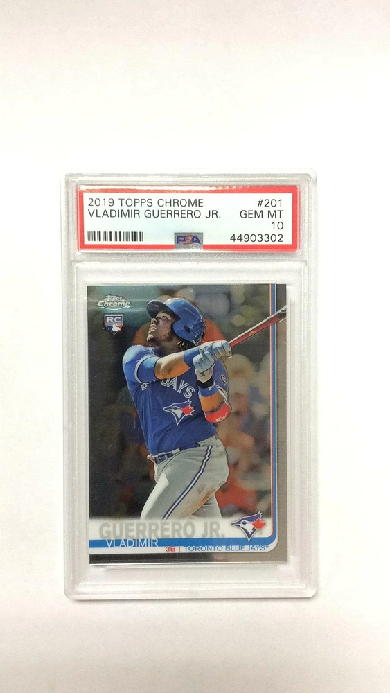 GameStop 2019 Topps Chrome 201 Vladimir Guerrero Jr. PSA 10 