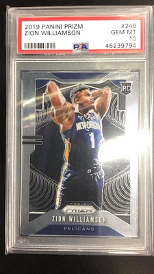 2019 Panini Prizm 248 Zion Williamson PSA