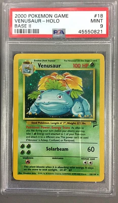 2000 Pokemon Game Base Ii 18 Venusaur-holo PSA