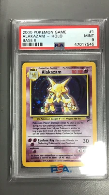 2000 Pokemon Game Base Ii 1 Alakazam-holo PSA