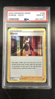 2020 Pokemon Sword & Shield 169 Marnie PSA 10