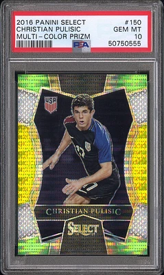 2016 Panini Select 150 Christian Pulisic PSA 10