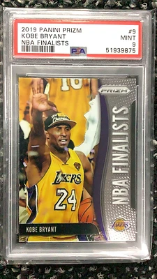 2019 Panini Prizm Nba Finalists 9 Kobe Bryant PSA 9