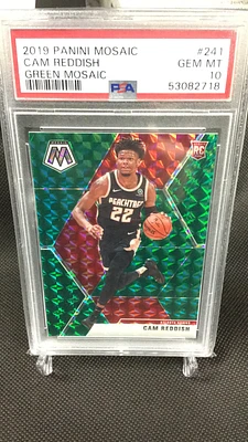 2019 Panini Mosaic 241 Cam Reddish Mosaic PSA