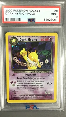 2000 Pokemon Rocket Dark Hypno PSA