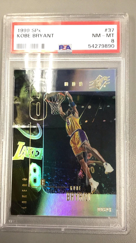 1999 Spx 37 Kobe Bryant PSA 8