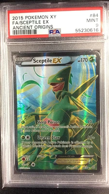 2015 Pokemon Xy Ancient Origins Full Art/sceptile Ex PSA