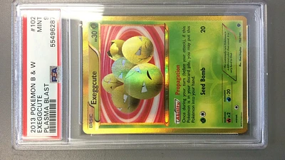 2013 Pokemon Black & White Plasma Blast 102 Exeggcute PSA