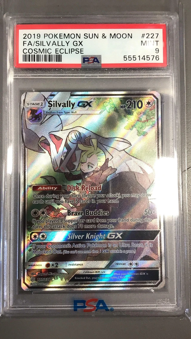 GameStop 2019 Pokemon Sun & Moon Cosmic Eclipse 227 Full Art/silvally Gx PSA | MainPlace Mall GameStop 2019 Pokemon Sun & Moon Cosmic Eclipse 227 Full Art/silvally Gx PSA | MainPlace Mall