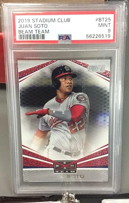 2019 Stadium Club Beam Team Bt25 Juan Soto PSA 9