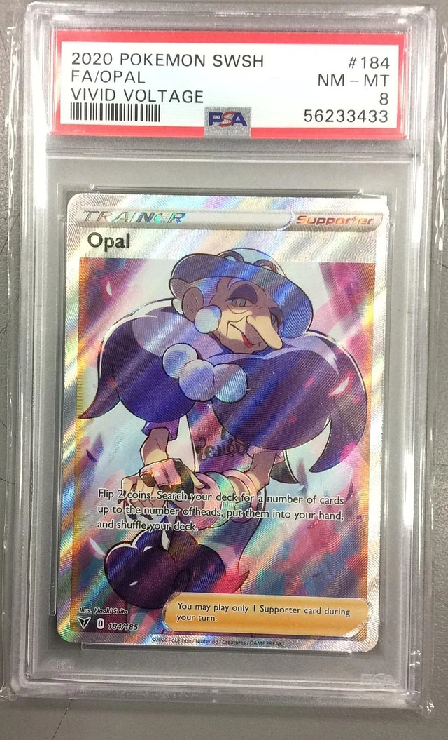 GameStop 2020 Pokemon Sword & Shield Vivid Voltage 184 Full Art/opal PSA |  MainPlace Mall