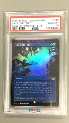 2020 Magic The Gathering Double Masters 339 Cyclonic Rift PSA 10