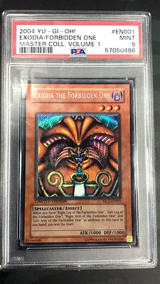 2004 Yu-gi-oh! Master Collection Volume 1 En001 Exodia/forbidden One PSA