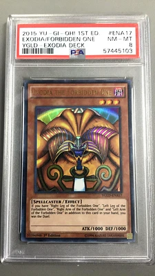 2015 Yu-gi-oh! Yugi's Legendary Deck: Exodia Deck Ena17 Exodia The Forbidden One 1st Edition PSA