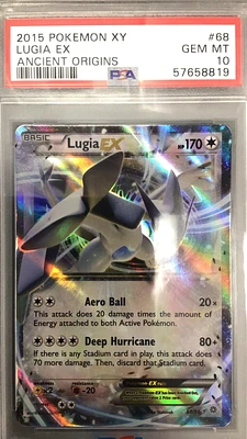 2015 Pokemon Xy Ancient Origins 68 Lugia Ex PSA