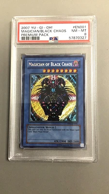 2007 Yu-gi-oh! Premium Pack En001 Magician Of Black Chaos PSA