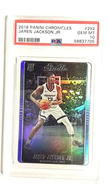 2018 Panini Chronicles 292 Jaren Jackson Jr. PSA 10