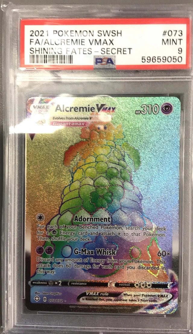 GameStop 2021 Pokemon Sword & Shield Shining Fates 073 Full Art/alcremie  Vmax Secret PSA | MainPlace Mall