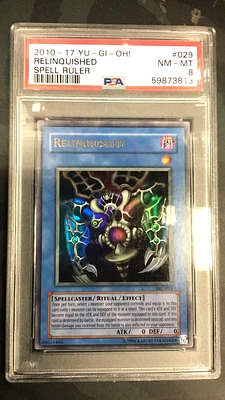 2010-2017 Yu-gi-oh! Spell Ruler Reprint 029 Relinquished PSA 8