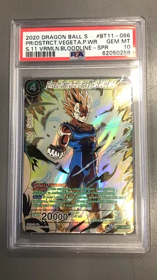 2020 Dragon Ball Super Card Game Series 11 Vermilion Bloodline Bt11-066 Prince Of Destruction Vegeta