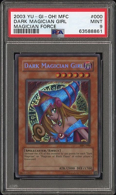 2003 Yu-gi-oh! Mfc-magician's Force 000 Dark Magician Girl PSA