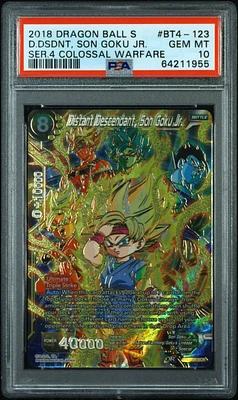 2018 Dragon Ball Super Card Game Series 4 Colossal Warfare Bt4-123 Distant Descendant