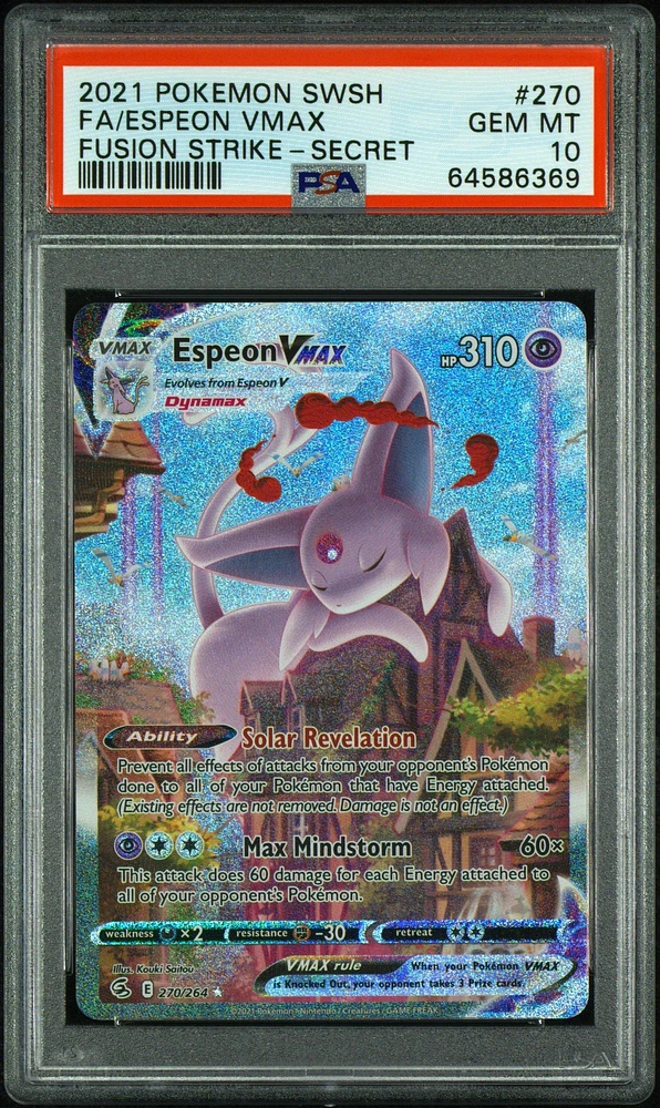 GameStop 2021 Pokemon Sword & Shield Fusion Strike 270 Full Art 