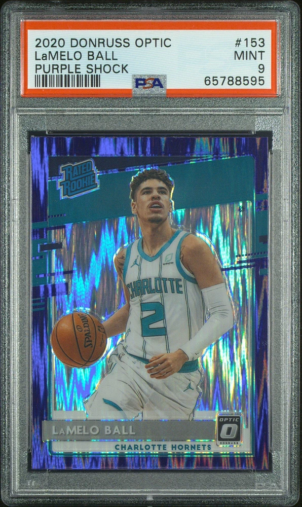 GameStop 2020 Panini Donruss Optic 153 Lamelo Ball PSA | Arden Fair