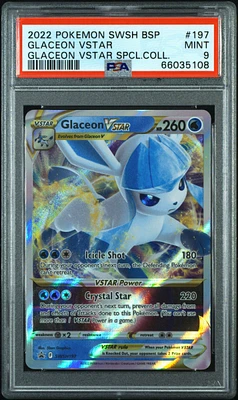 2022 Pokemon Swsh Black Star Promo 197 Glaceon Vstar Glaceon Vstar Special Collection PSA