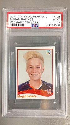 2011 Panini Women's World Cup Germany Stickers 192 Megan Rapinoe PSA 9